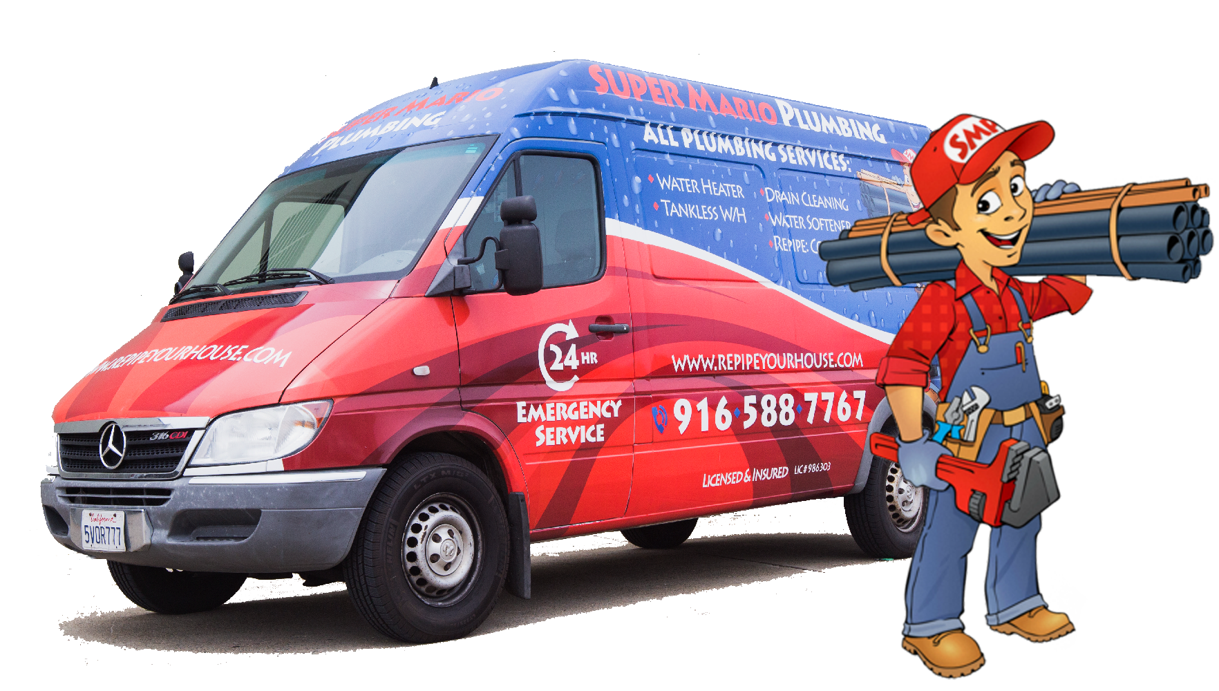 Professional Plumbing Services: Super Mario Plumbing.